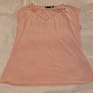 Light Pink Sleeveless New York & Company Blouse